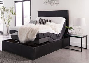 Black Full Adjustable Bed Base