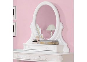 Caroline White Vanity Mirror