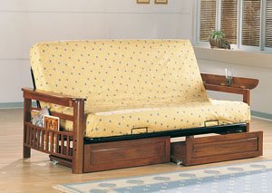 Weathered Futon Frame w/ Metal Body