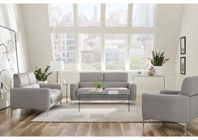 Image for Glenmark 3 - piece Track Arm Living Room Set Taupe
