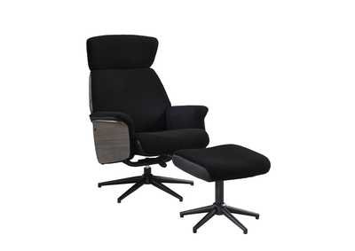 Image for Taupe Accent Chair With Ottoman